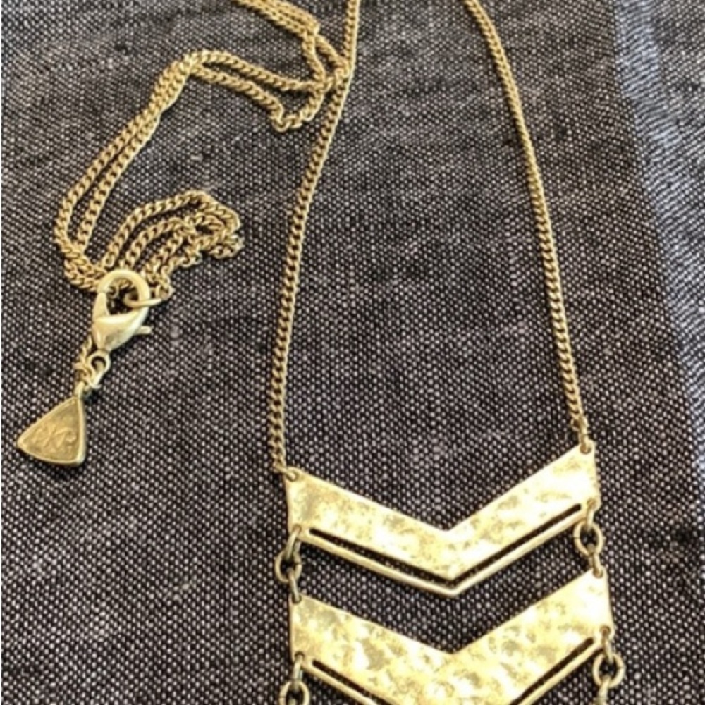 Silpada Hammered brass Necklace